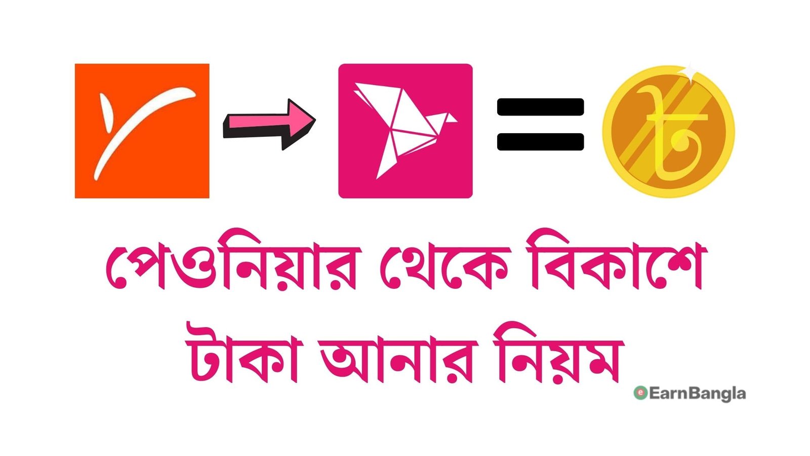 পেওনিয়ার থেকে বিকাশে টাকা আনার নিয়ম